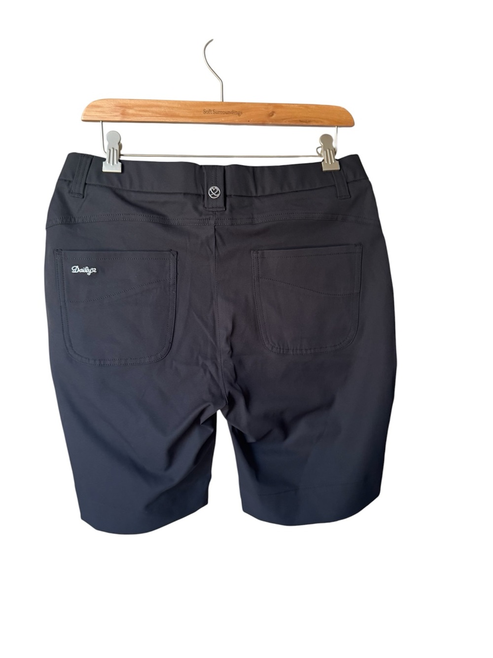 Daily Sports Black Performance Bermuda Shorts - Picture 2 of 12